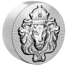 1 x 5 oz .999 Silver STACKER ROUND by Scottsdale Mint - 5 oz .999 Silver #A375 picture