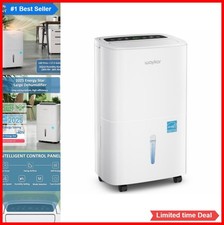 Dehumidifier 140 Pints Energy Star 6500 Sq Ft Basement Garage Drain Hose Auto picture