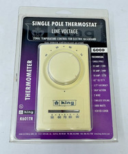 King Electric K601TR Single Pole Thermostat NEW picture
