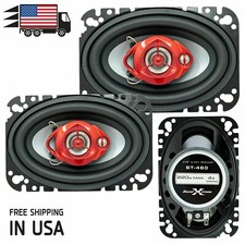 New Soundxtreme 4x6 3-Way 220 Watts Coaxial Car Speakers CEA Rated (Pair) 4
