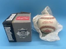 1992 MLB OFFICIAL RAWLINGS WORLD SERIES BASEBALL picture