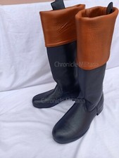 18th century cuff top boots Smooth, flesh side out picture