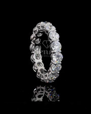 4.00 CTW Round Brilliant Lab-Created Diamond Full Eternity Ring | E VS1 IGI picture