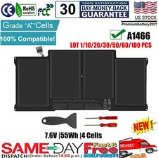 LOT 1-100 A1405 A1496 Battery for MacBook Air 13''A1466 Mid 2012 2013 Early 2015 picture