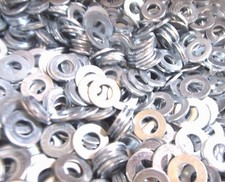 500 7/16 SAE Flat Washers Zinc Plated picture
