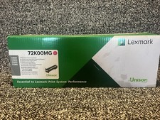 Lexmark 72K00MG New 8,000 Page-Yield Toner - Magenta Toner Cartridge Sealed picture
