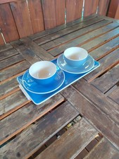 VTG Villeroy & Boch 2 toned blue porcelaine set picture