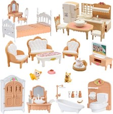 36Pcs Dollhouse Furniture Set,Miniature 1:12 Scale Dolls House Accessories with picture