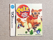 Petz Dogz Talent Show Instruction Manual Only - Nintendo DS picture