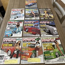 mini truckin magazine lot vintage 2003-04 Lot Of 10 picture