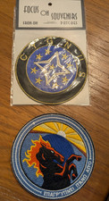 Two Vintage Embroidered Patches from Space Satellite Missions picture