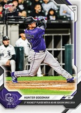 *PRE SALE* Hunter Goodman - 2026 MLB Topps NOW® - Card 729 picture