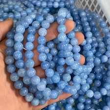 10pcs Blue crystal bracelet elastic rope Size 8mm picture