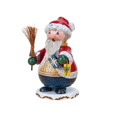 NEW -  Hubrig Volkskunst Gnome Santa Claus Nico 14cm Incense Smoker picture
