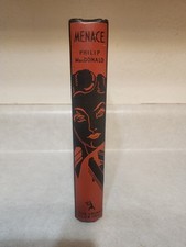 MENACE Philip MacDonald CRIME 1st Edition First Print MYSTERY 1933 Thriller HC picture