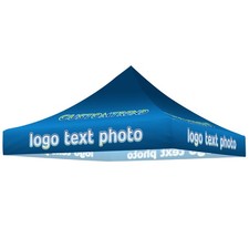 Custom canopy tent top 10x10 with logo for commercial advertising outdoor events picture