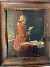 Samual Seeberger, original oil -early 1900's Paris picture