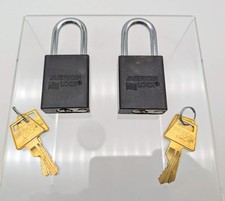 2x American Lock Lockout Padlocks 1.5