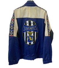 Vtg 90s Kappa Juventus Track Jacket Mens Large Blue Soccer Football Big Logo#232 picture