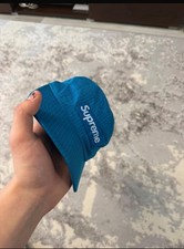 Supreme Blue Ripstop Box Logo Camp Cap Hat picture