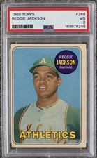 1969 Topps Set #260 Reggie Jackson PSA 3 VG  picture