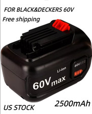 LBX2560 battery for BLACK&DECKERS 60V MAX LST560 LSW60 LSW60C Power tools US picture