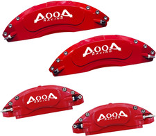 AOOA Aluminum Brake CaliperCovers Front Rear Red Honda Pilot 2016-2022 picture