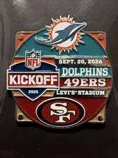 49ers vs. Dolphins Game Day Pin - 2026 Home Opener 9/20/2026 picture