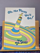 🔥Rare Oh, the Places You'll Go Dr. Seuss 1st Printing Hardcover Book 1990 picture