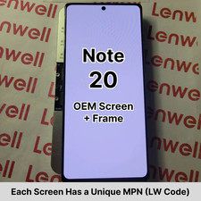DISCOUNT OEM For Samsung Galaxy Note 20 OLED Display Touch Screen w/ Midframe picture