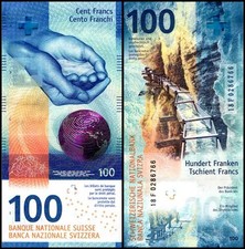Switzerland 100 Francs, 2018, P-77Ab.2, UNC picture