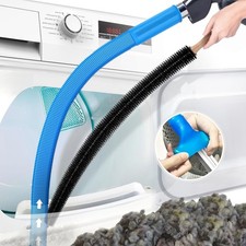 2-Piece Dryer Vent Lint Remover Vacuum Hose Attachment Cleaner Kit with Brush picture