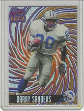 1998 Pacific Revolution Barry Sanders #48 Detroit Lions HOF picture