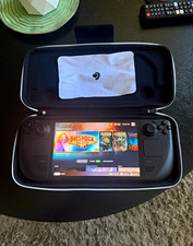 Valve Steam Deck OLED 1TB Black, Carrying Case, and Charger, excellent condition picture