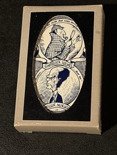 Vintage Sherlock Holmes Playing Cards - 1989 F. Vacante Crisp Sealed Deck picture