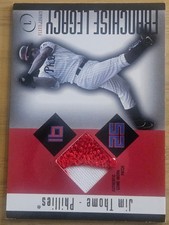 2004 Fleer Legacy Franchise Jim Thome Patch Phillies HOF Game Used /99 picture
