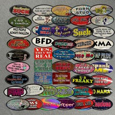 Vintage Socially Hazardous Sticker Decal Bumper Skateboard Laptop Funny Humor picture