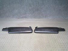1984-1991 PORSCHE 928 FRONT LEFT & RIGHT SIDE SUN VISOR SHADE BLACK SET OF 2 picture