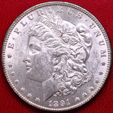 1891 MORGAN DOLLAR picture