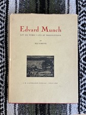Edvard Munch - Original 1963 Woodcut Monograph, Oslo - Eli Greve- 1st Edition HC picture