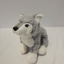 Rare Ganz HM358 Grey Wolf Plush Stuffed Animal Retired HTF No Code  picture