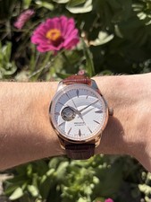 Seiko Presage Open Heart Automatic NH38 Homage Watch | 40mm Rose Gold | Men’s picture