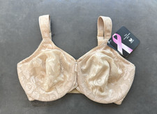 NWT Wacoal 85567 Awareness Full Figure Seamless Underwire Bra Beige picture