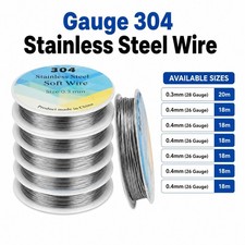 20,22,24,28 Gauge 304 Stainless Steel Wire Craft Bailing Wire Sculpting Wire for picture
