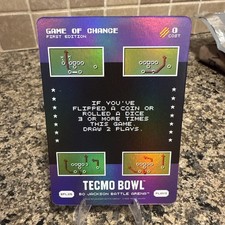 Bo Jackson battle arena Tecmo Bowl Bonus Plays Foil BPL5 First Edition Free Play picture