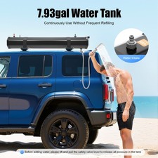 Solar-Powered Roof-Mounted Shower for Campers & Off-Road Adventures (30L) picture