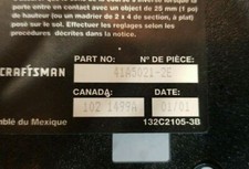 OEM 41A5021-2 Sears Craftsman Circuit Logic Board Red Learn Button BOARD ONLY picture