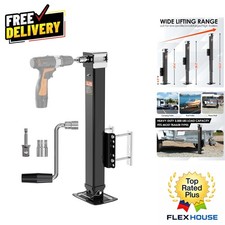 8000 lbs Adjustable Trailer Jack: Drill Operated with Easy Bolt-On Installation picture
