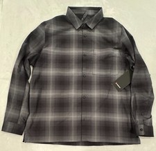 Lululemon Brushed Woven Overshirt Mens Size L Button Up VPGR Gray picture