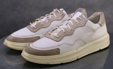 ECCO Soft 10 Men's Sneakers Trainers Shoes Size EU 46 US 12-12.5 Leather White picture